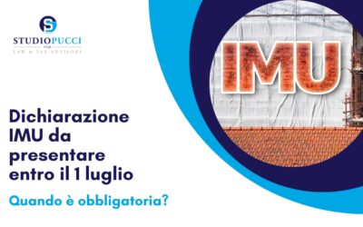 Dichiarazione IMU da presentare entro il 1 luglio 2024.