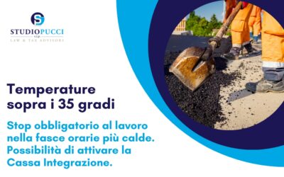 Temperature sopra i 35 gradi: in quali settori è previsto lo stop obbligatorio al lavoro nella fasce orarie più calde.