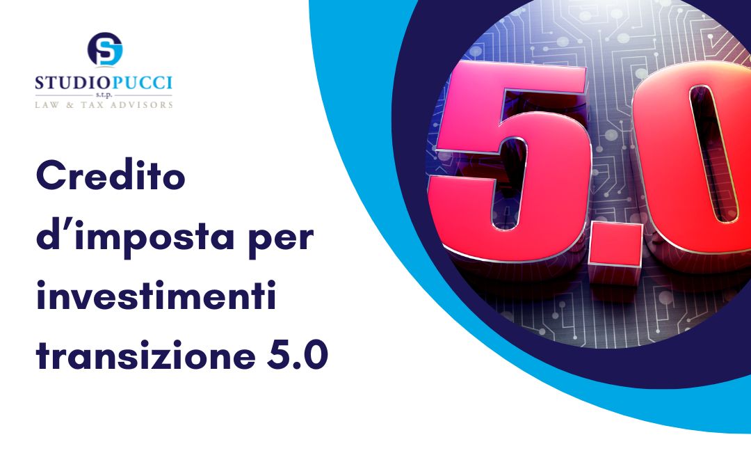 Credito d’imposta per investimenti transizione 5.0